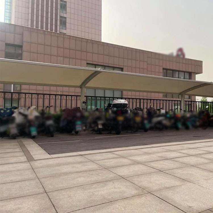 深圳膜结构电动车棚